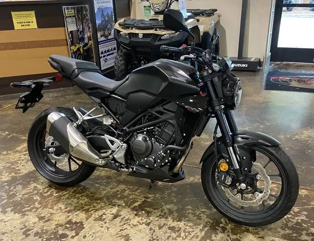 2025 Honda® CB300R — front three-quarter view