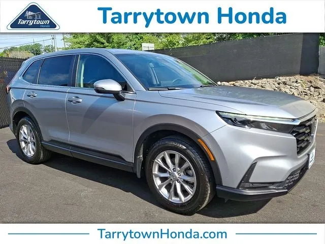 2023 Honda CR-V EX-L in Lunar Silver Metallic — front three-quarter view