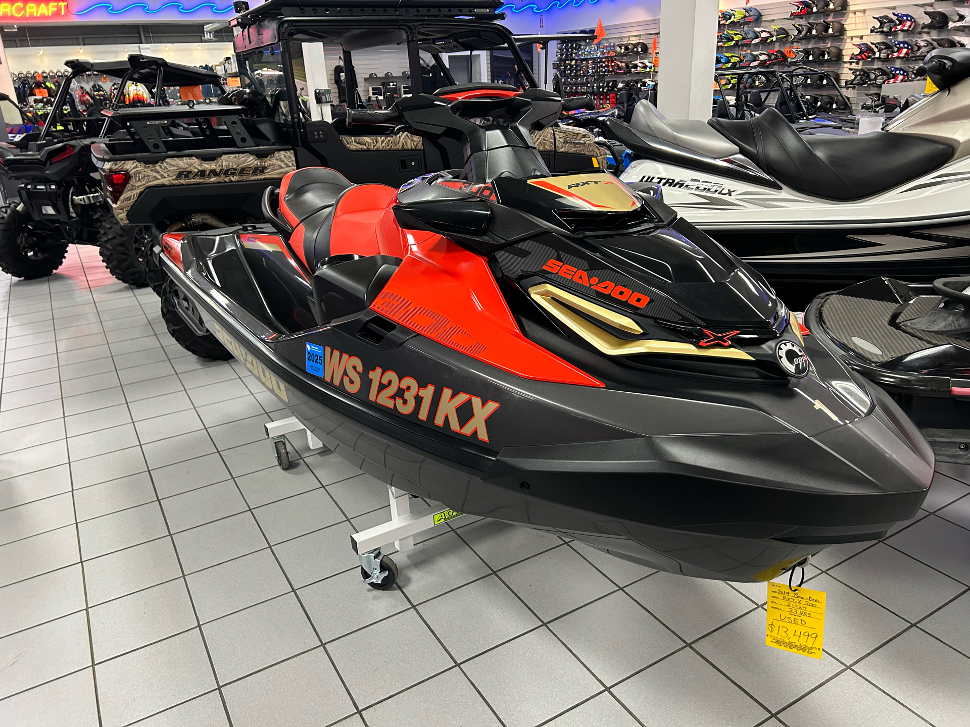 2019 Sea-Doo RXT-X 300 iBR + Sound System