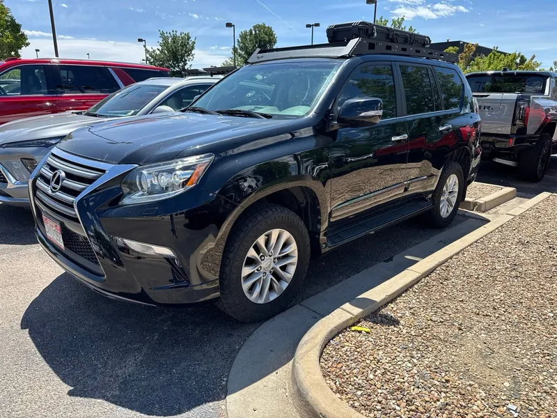 2015 Lexus GX 460 in Onyx Black — front three-quarter view