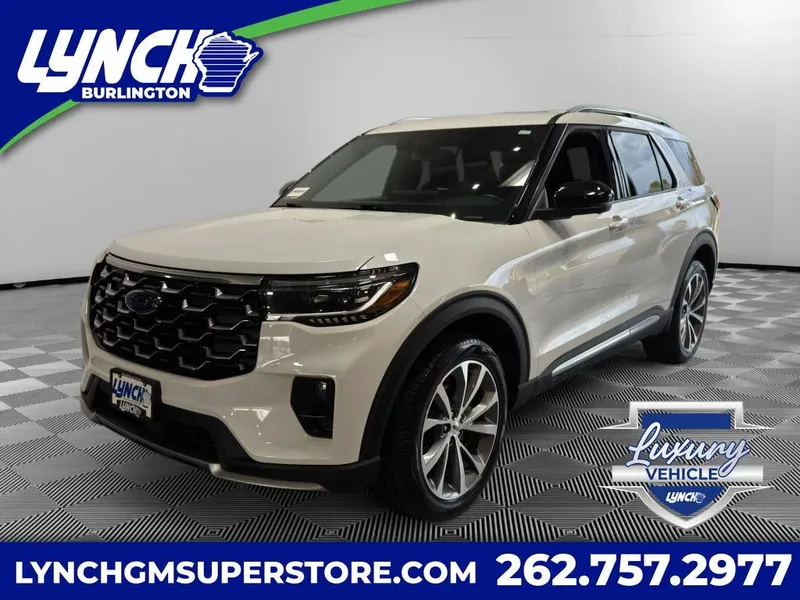 2025 Ford Explorer Platinum in Other — front three-quarter view