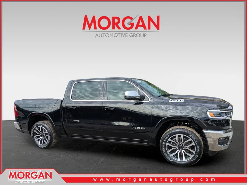 2026 Ram 1500 Limited in Black — front three-quarter view