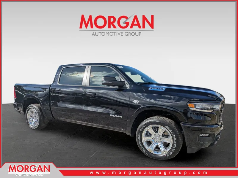 2026 Ram 1500 Big Horn/Lone Star in Black — front three-quarter view