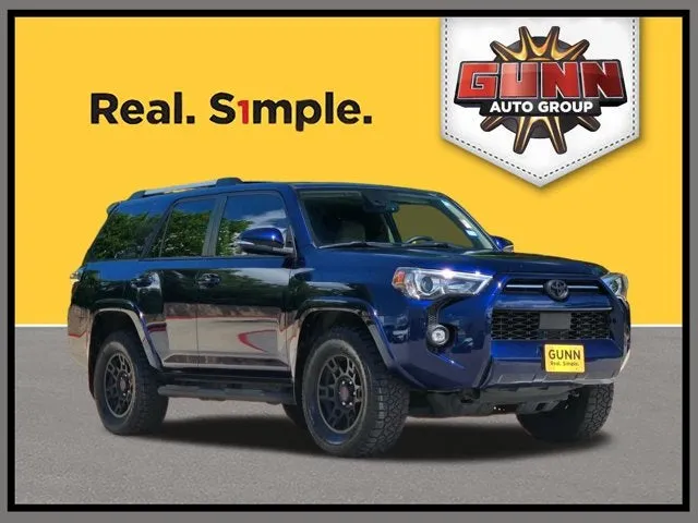2023 Toyota 4Runner SR5 Premium in Blue — front three-quarter view