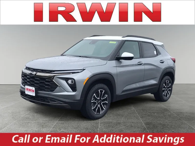 2025 Chevrolet Trailblazer ACTIV in Sterling Gray Metallic — front three-quarter view