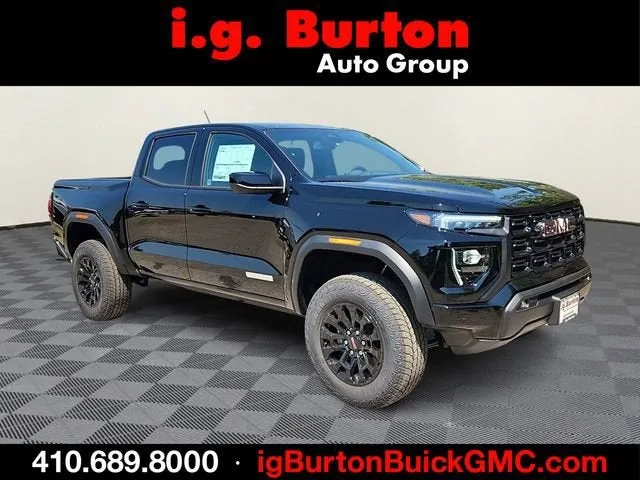 2026 GMC Canyon Elevation in Onyx Black — front three-quarter view