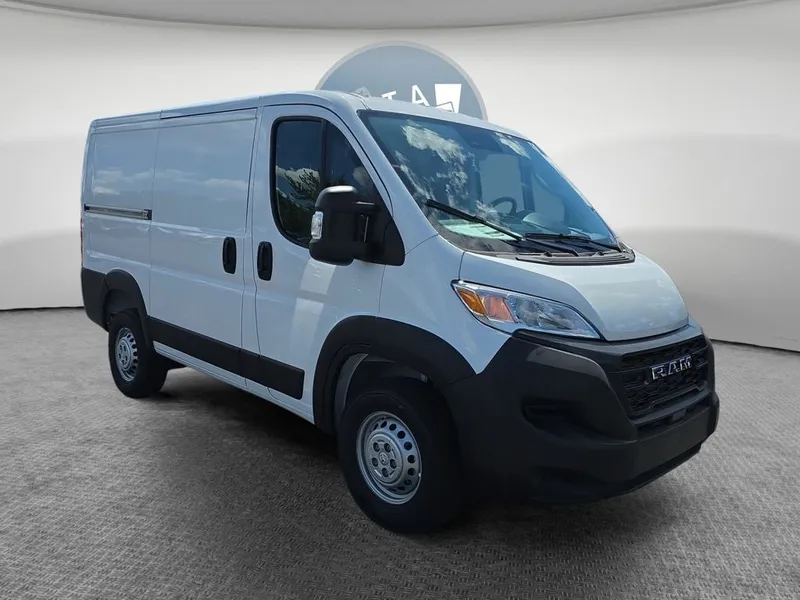 2026 RAM Promaster Low Roof in Bright White Clearcoat — front three-quarter view