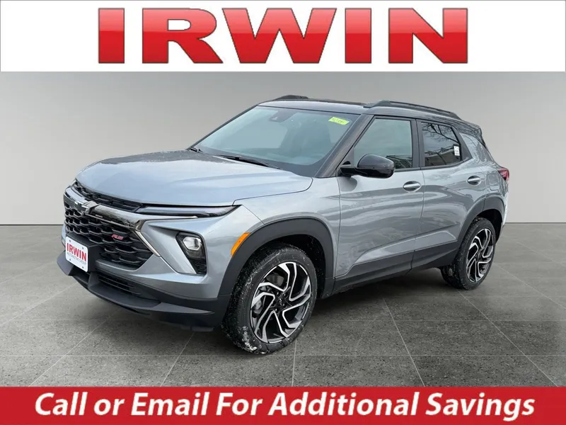 2026 Chevrolet Trailblazer RS in Sterling Gray Metallic — front three-quarter view