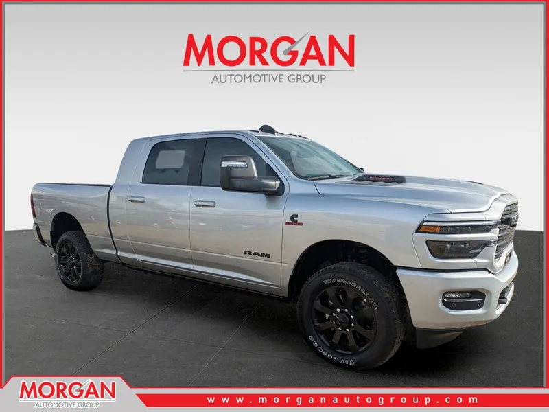 2026 Ram 2500 Laramie in Silver — front three-quarter view