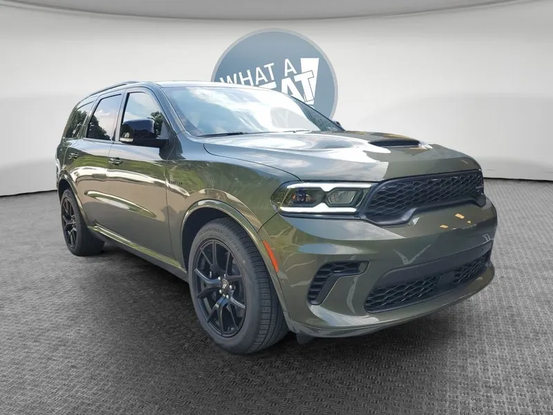 2026 Dodge Durango DURANGO GT PLUS AWD HEMI V8 in Green Machine Exterior Paint — front three-quarter view