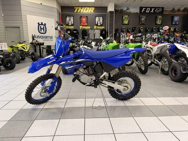 2026 Yamaha YZ85 — front three-quarter view