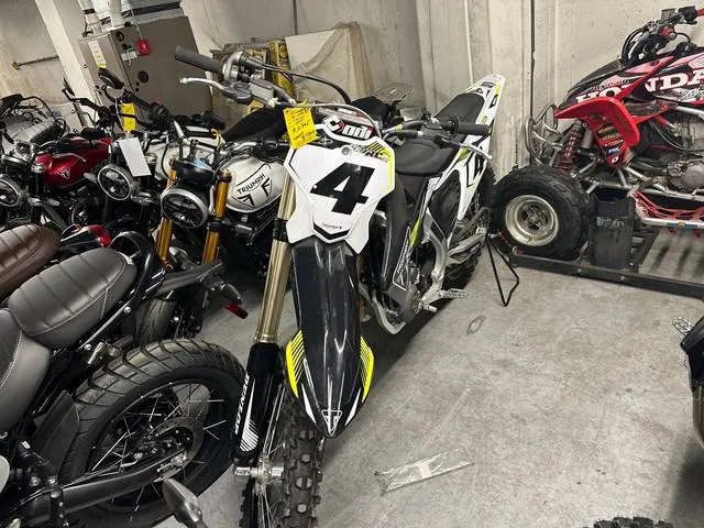 2025 Triumph TF450RC — front three-quarter view