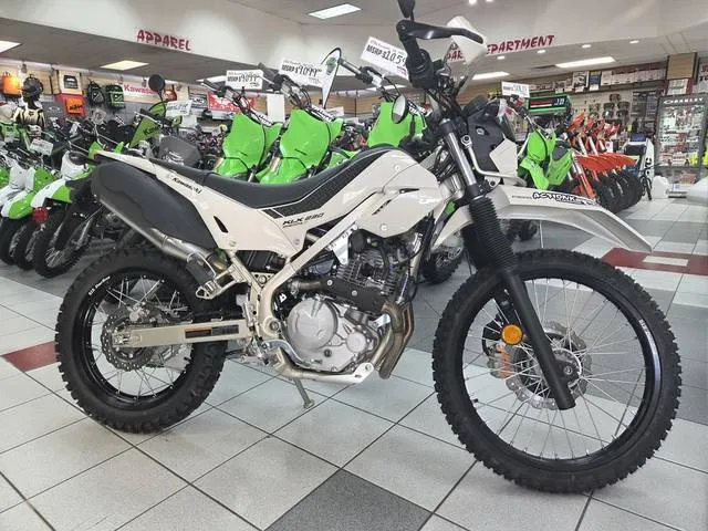 2026 Kawasaki KLX®230 SHERPA S ABS — front three-quarter view