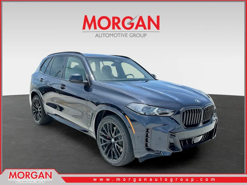 2026 BMW X5 sDrive40i in Black — front three-quarter view