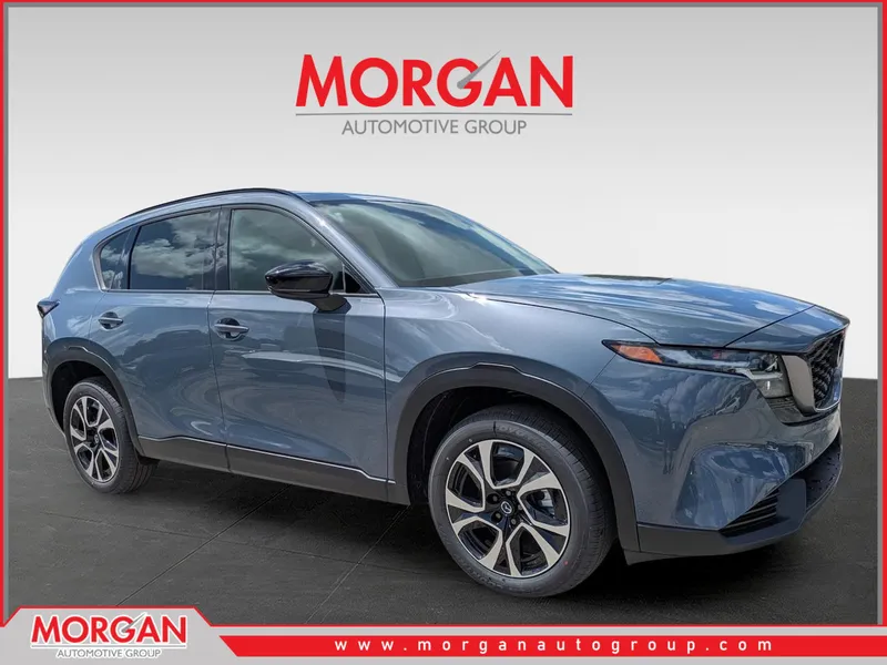 2026 Mazda CX-5 2.5 S Preferred in Polymetal Gray Metallic — front three-quarter view