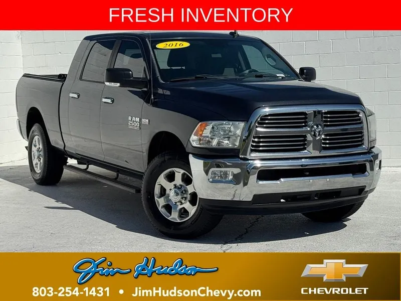 2016 RAM 2500 Big Horn in Steel Metallic — front three-quarter view