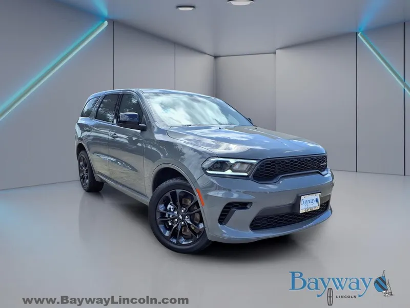 2026 Dodge Durango GT in Destroyer Gray Clearcoat — front three-quarter view