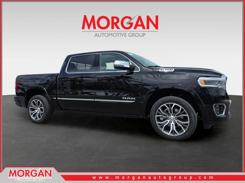 2026 Ram 1500 Tungsten in Black — front three-quarter view