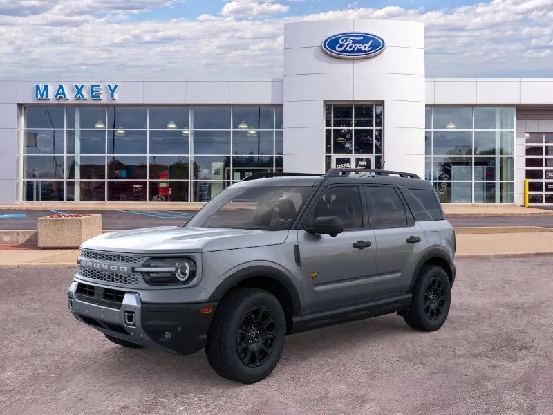 2026 Ford Bronco Sport Badlands® in Carbonized Gray Metallic — front three-quarter view