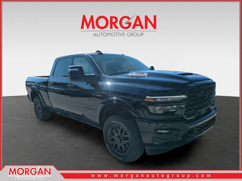 2026 Ram 2500 Limited in Black — front three-quarter view