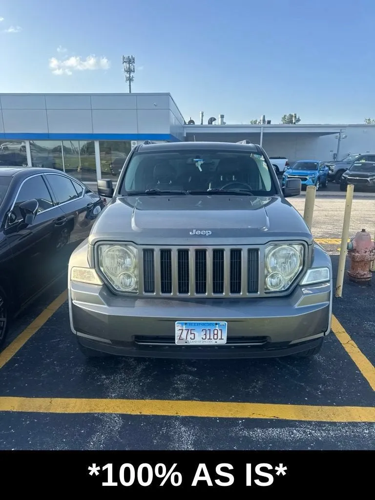 2012 Jeep Liberty Sport Latitude in Mineral Gray Meta — front three-quarter view