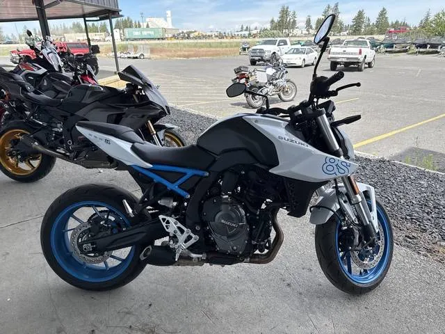 2023 Suzuki GSX-8S — front three-quarter view
