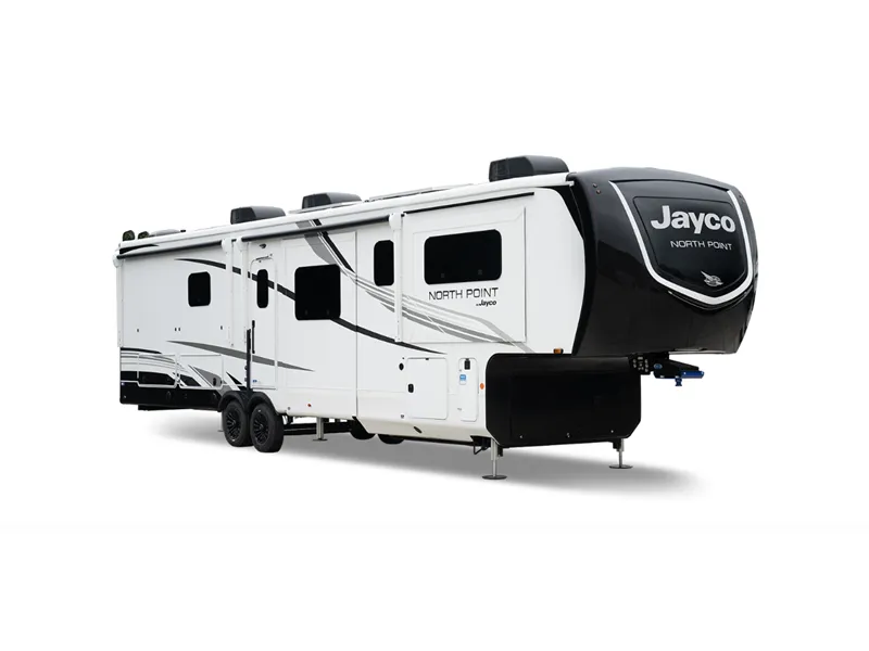 2027 Jayco North Point — front three-quarter view