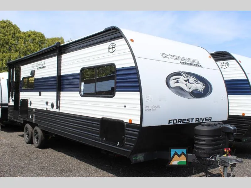 2026 Forest River RV Cherokee Grey Wolf 23MK — front three-quarter view