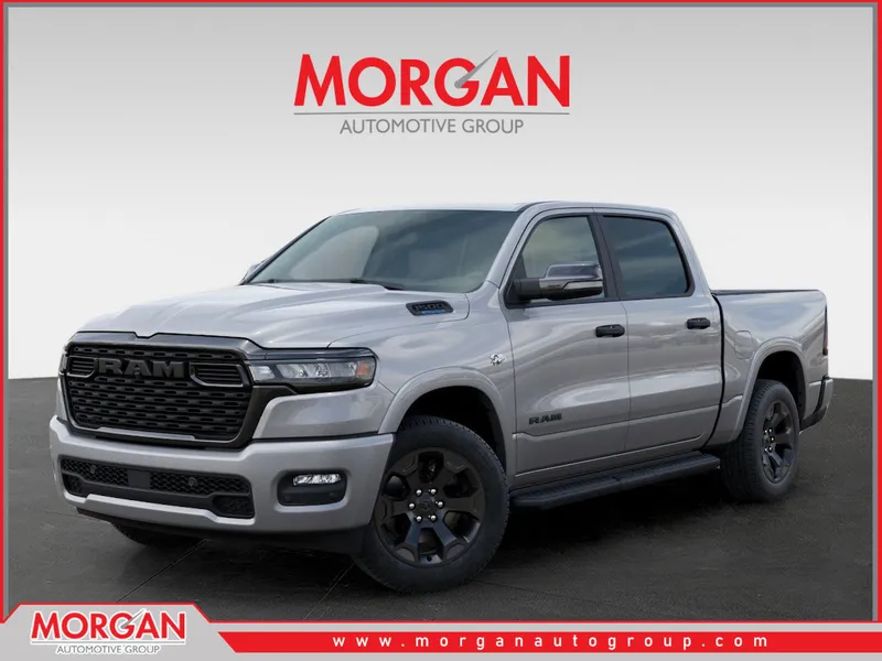2026 Ram 1500 Big Horn/Lone Star in Silver — front three-quarter view