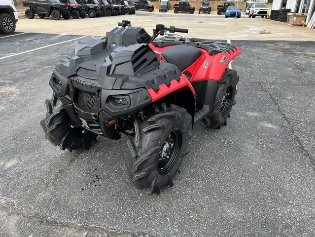 2026 Polaris® Sportsman 850 Mud Edition Fury Red — front three-quarter view