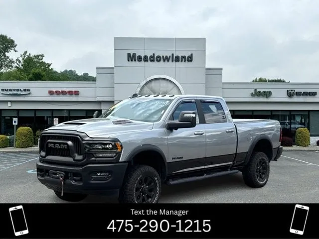 2023 RAM 2500 Power Wagon in Billet Silver Metallic Clearcoat — front three-quarter view