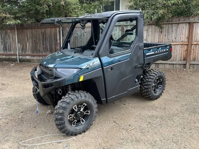 2026 Polaris® Ranger XP 1000 NorthStar Ultimate Blue Labyrinth — front three-quarter view