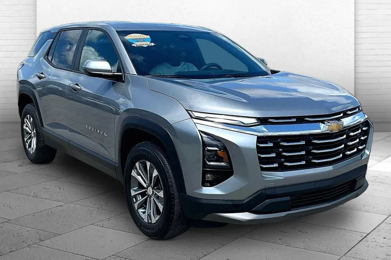 2026 Chevrolet Equinox LT in Sterling Gray Metallic — front three-quarter view