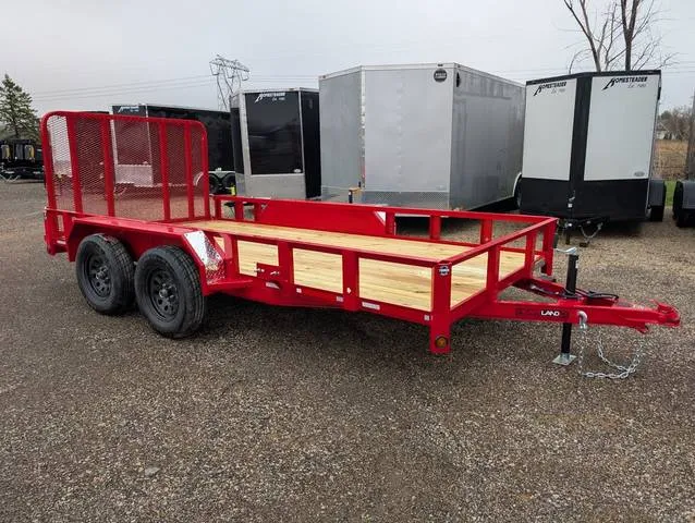 2026 Heartland 82"x14' TA Steel Utility — front three-quarter view
