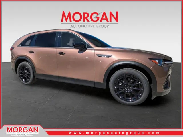 2026 Mazda CX-70 3.3 Turbo Premium Plus in Melting Copper Metallic — front three-quarter view