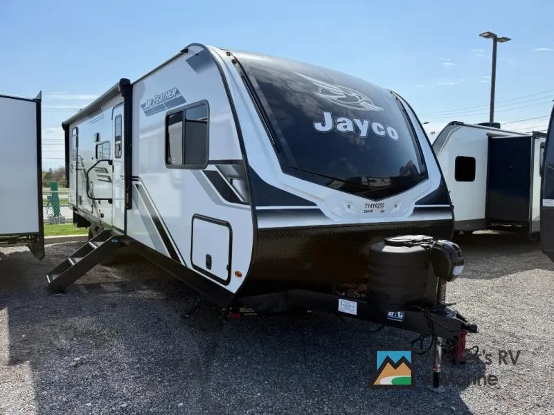2026 Jayco Jay Feather 29BHB — front three-quarter view