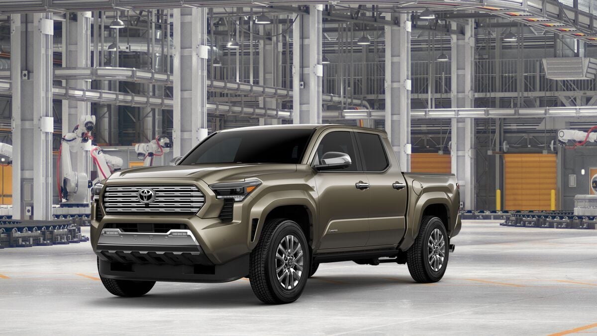 2026 Toyota Tacoma Limited in Bronze Oxide — front three-quarter view
