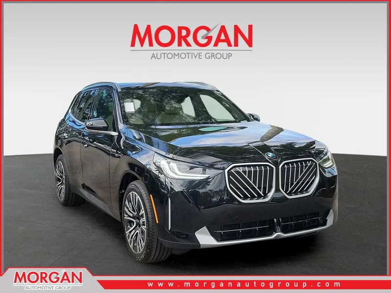 2026 BMW X3 30 xDrive in Black Sapphire Metallic — front three-quarter view