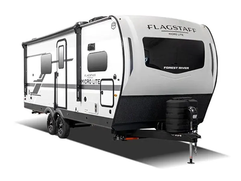 2027 Forest River RV Flagstaff Micro Lite — front three-quarter view