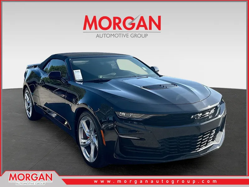 2024 Chevrolet Camaro 2SS in Black — front three-quarter view