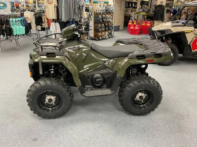 2026 Polaris® Sportsman 450 H.O.-Sage Green — front three-quarter view