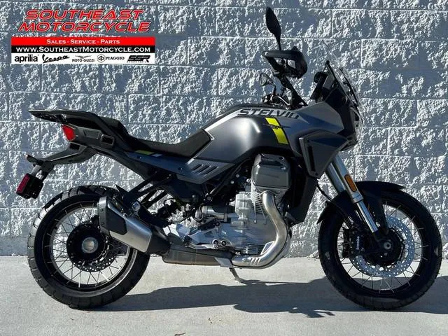 2024 Moto Guzzi Stelvio — front three-quarter view