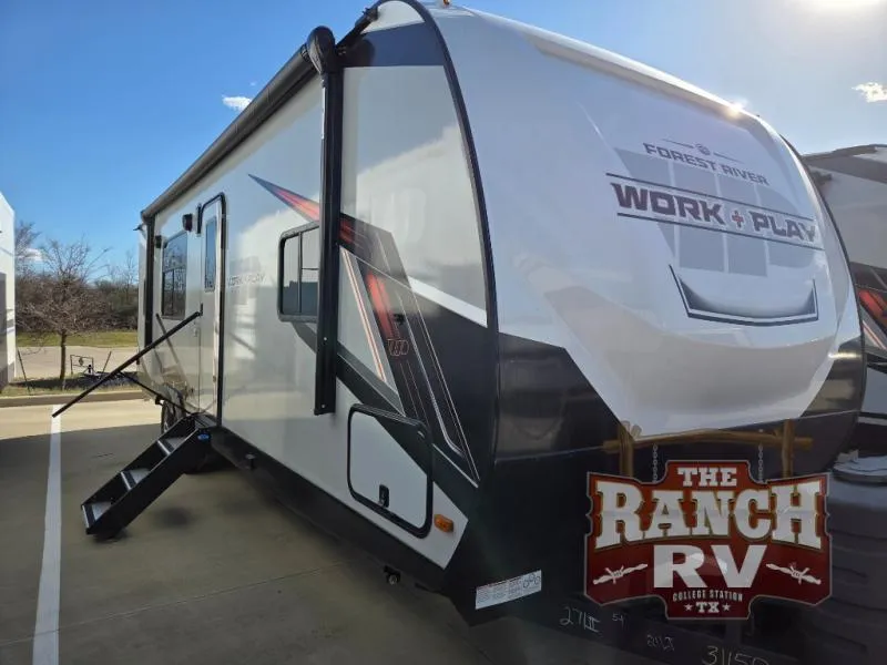 2026 Forest River RV Work and Play 27LT — front three-quarter view