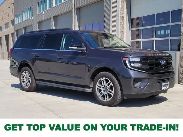 2025 Ford Expedition Max Active in Gray Metallic — front three-quarter view