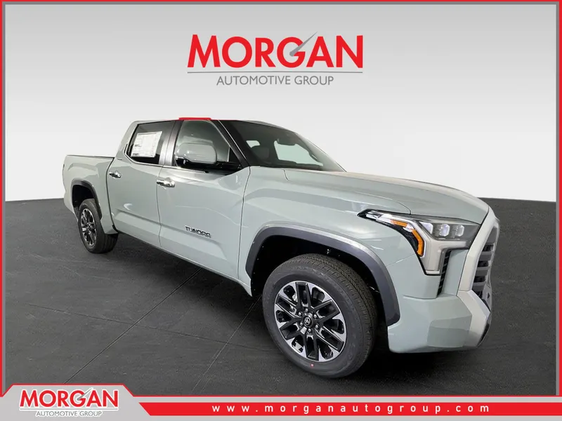 2026 Toyota Tundra 4WD Limited in Lunar Rock — front three-quarter view