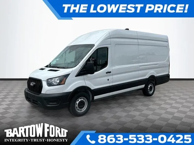 2026 Ford Transit-250 Base in Oxford White — front three-quarter view