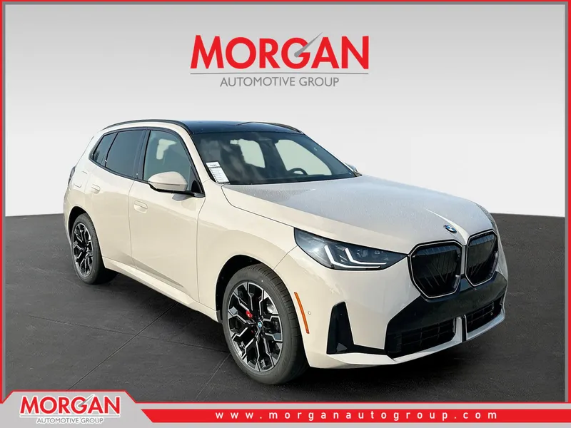 2026 BMW X3 30 xDrive in Beige — front three-quarter view