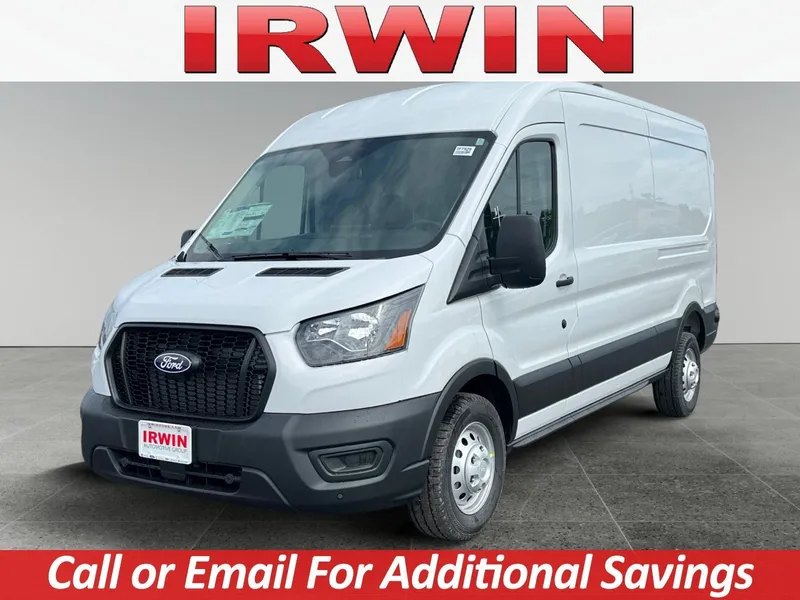 2026 Ford Transit Cargo Van Cargo Van in White — front three-quarter view