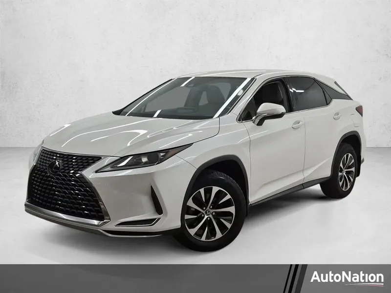 2021 Lexus RX in White — front three-quarter view