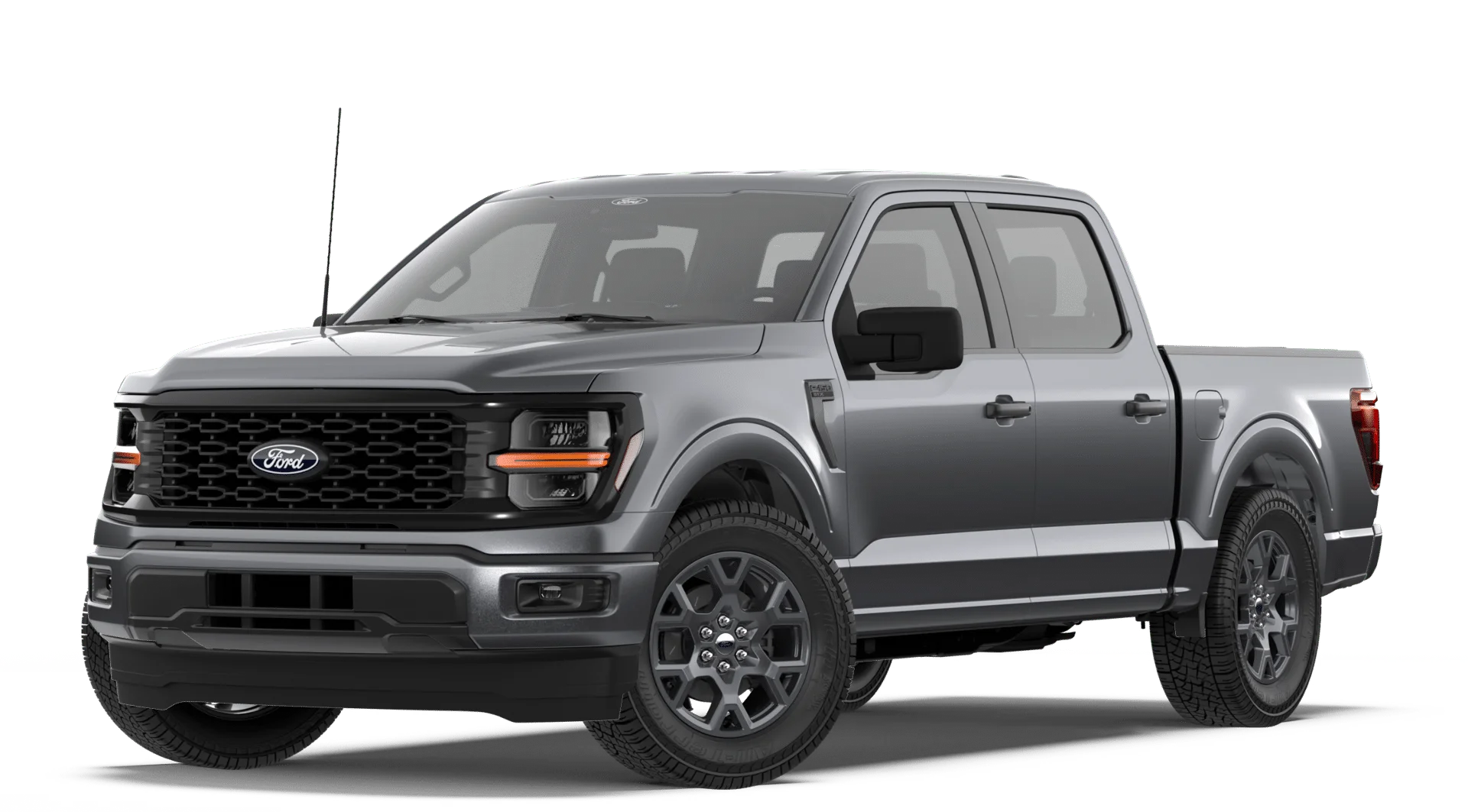 2026 Ford F-150 STX in Carbonized Gray Metallic — front three-quarter view